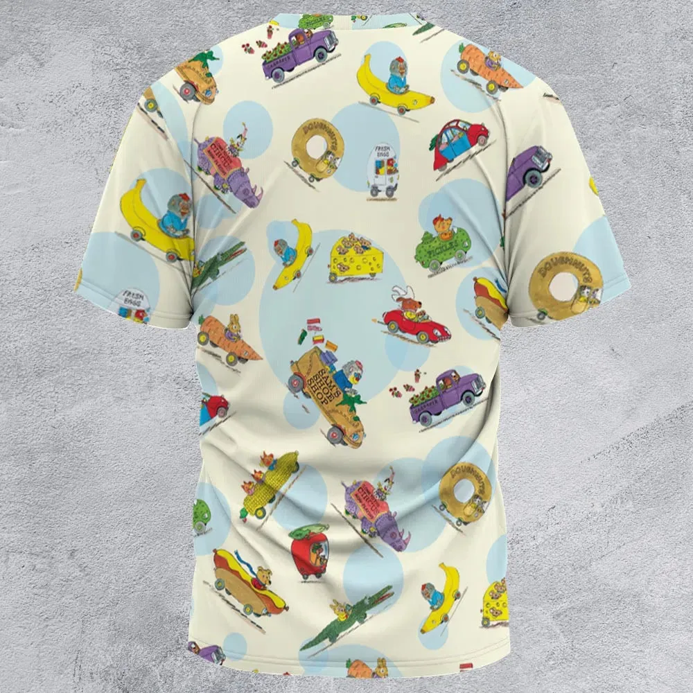 The Busy World of Richard Scarry All-Over Print Unisex T-Shirt - 2