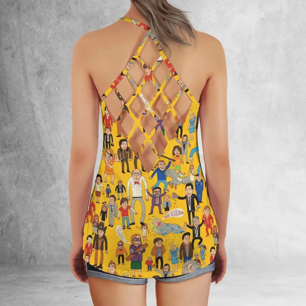 Lynch Vibes Twin Peaks Criss Cross Tank Top - 3
