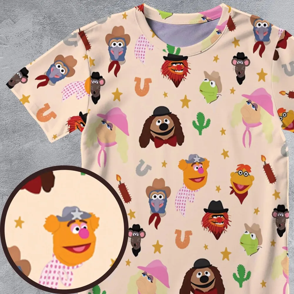 Western Life The Muppet Show All-Over Print Unisex T-Shirt - 4