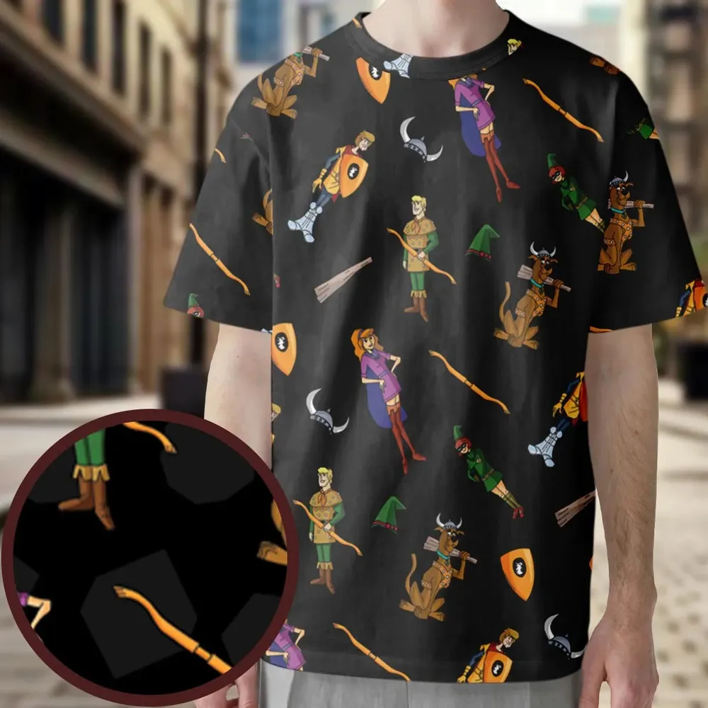 Dungeons & Mysteries All-Over Print Unisex T-Shirt - 3