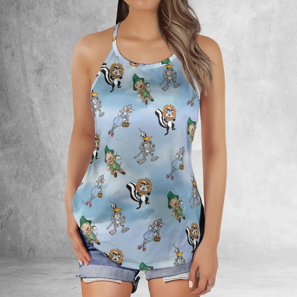 The Wizard Of Draws Looney Tunes Criss Cross Tank Top - 2