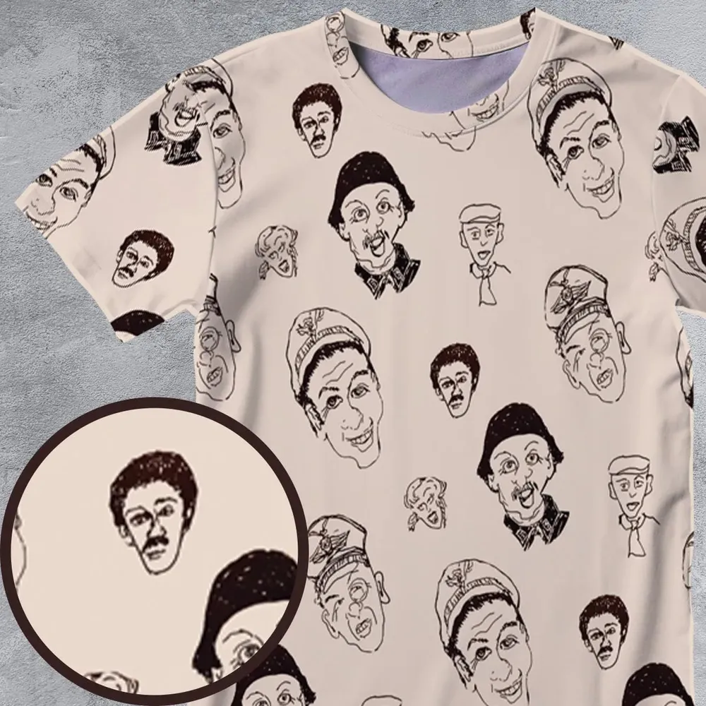 Retro Laughs Hogan's Heroes All-Over Print Unisex T-Shirt - 4