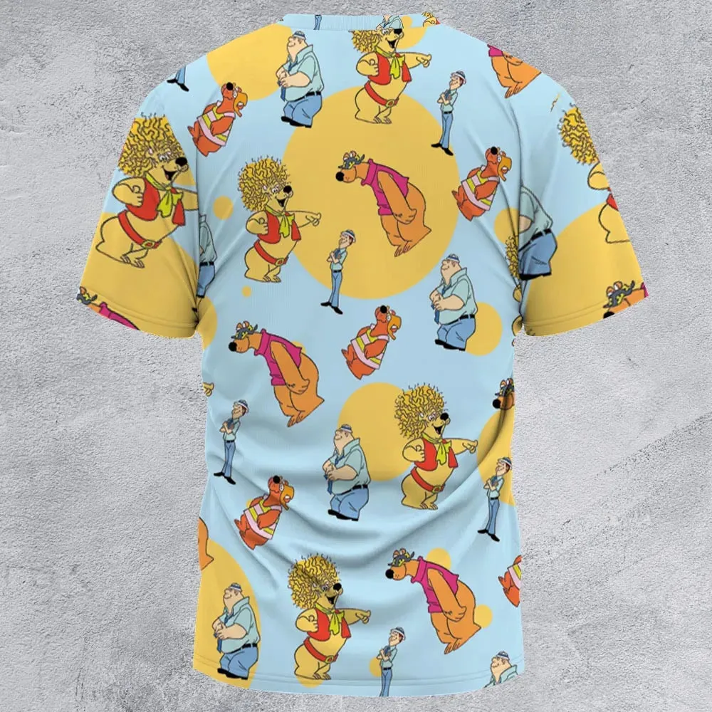 Help!... It's the Hair Bear Bunch! All-Over Print Unisex T-Shirt - 2