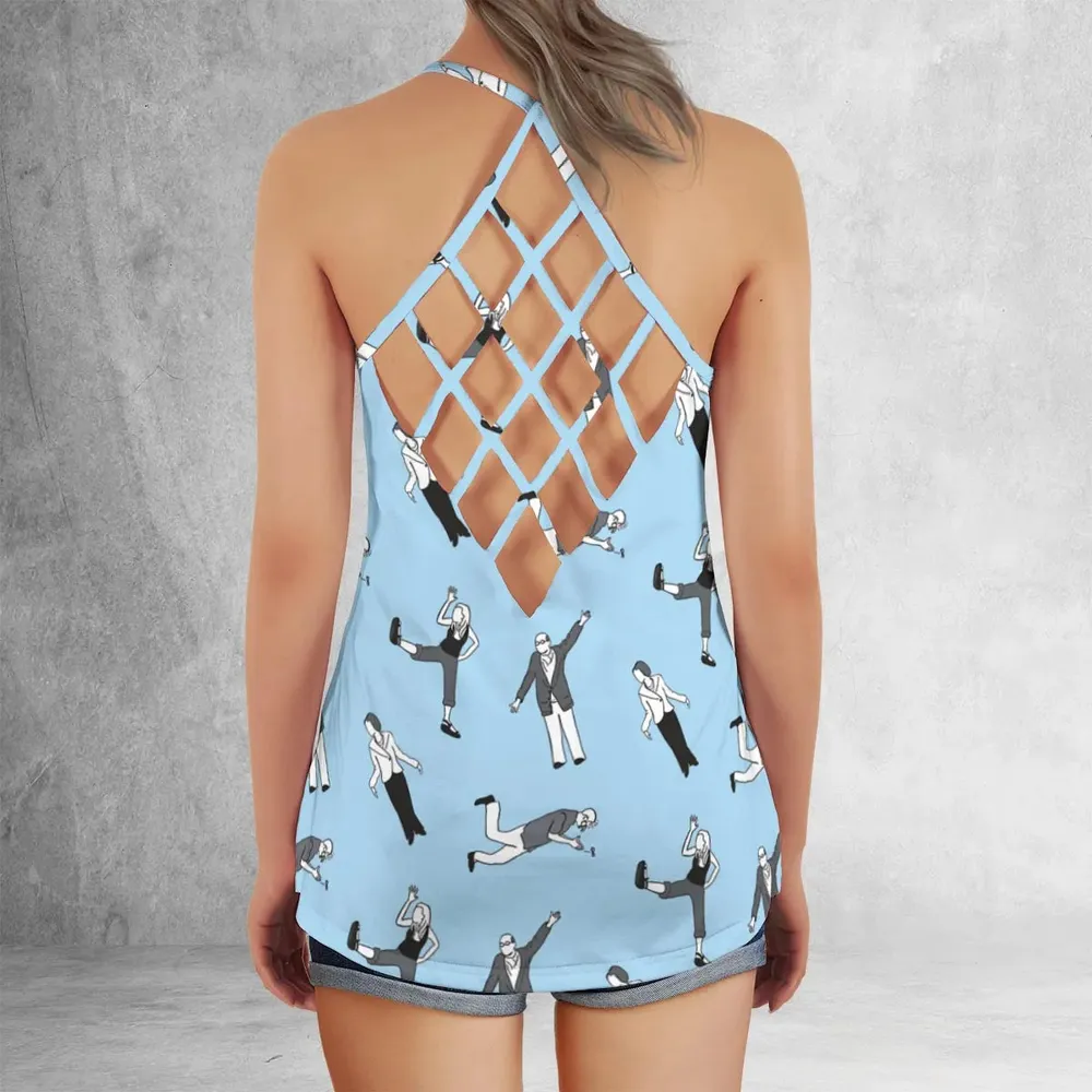 Chicken Dance Arrested Development Criss Cross Tank Top - 3