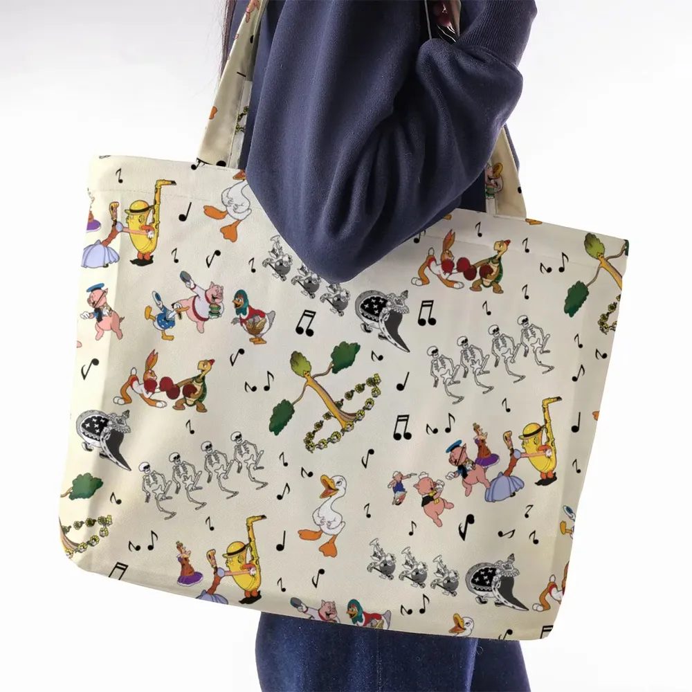 The Silly Symphony Characters Large Tote Bag - 2