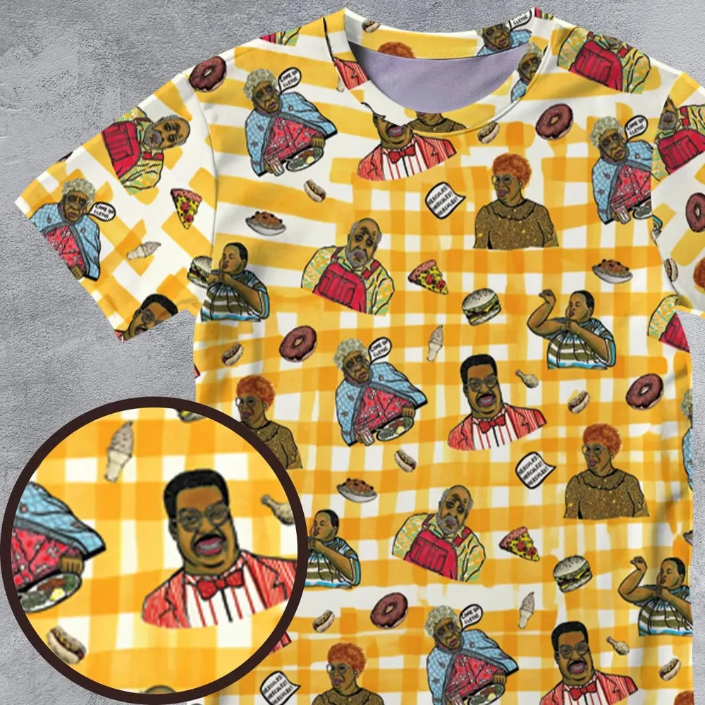 The Nutty Professor Characters All-Over Print Unisex T-Shirt - 4