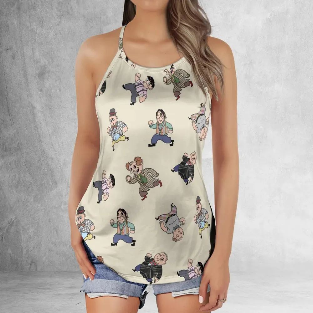 Stooges Forever The Three Stooges Criss Cross Tank Top - 2
