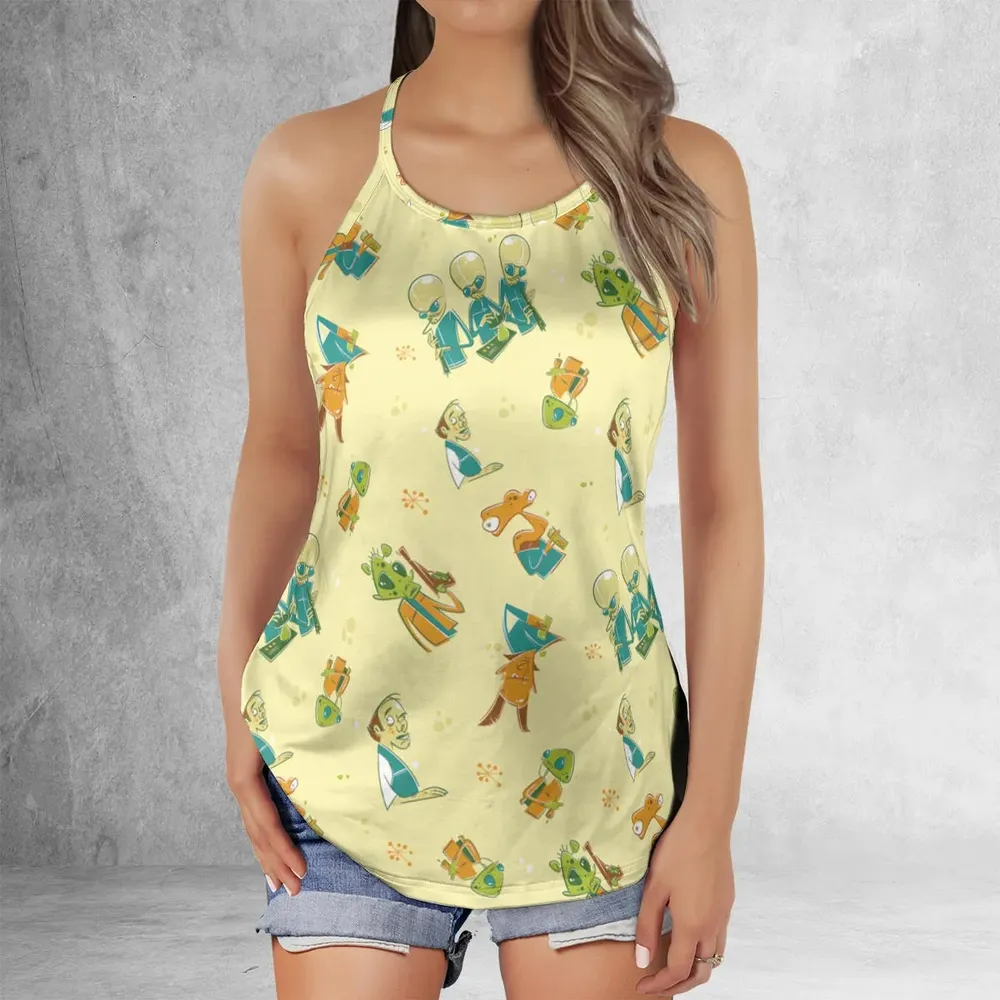 Mos Eisley Cantina Star Wars Criss Cross Tank Top - 2