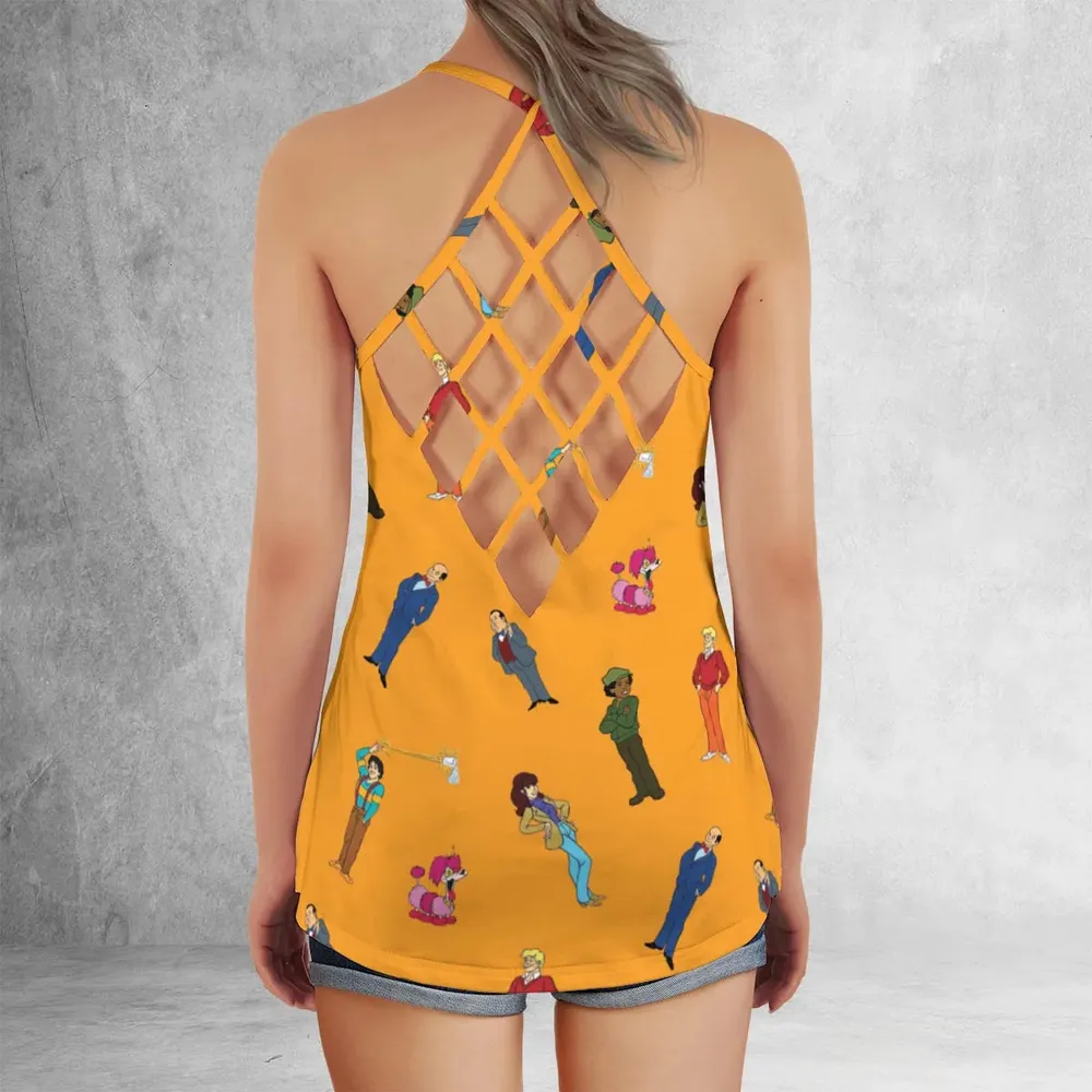 Mork Madness Mork and Mindy Criss Cross Tank Top - 3