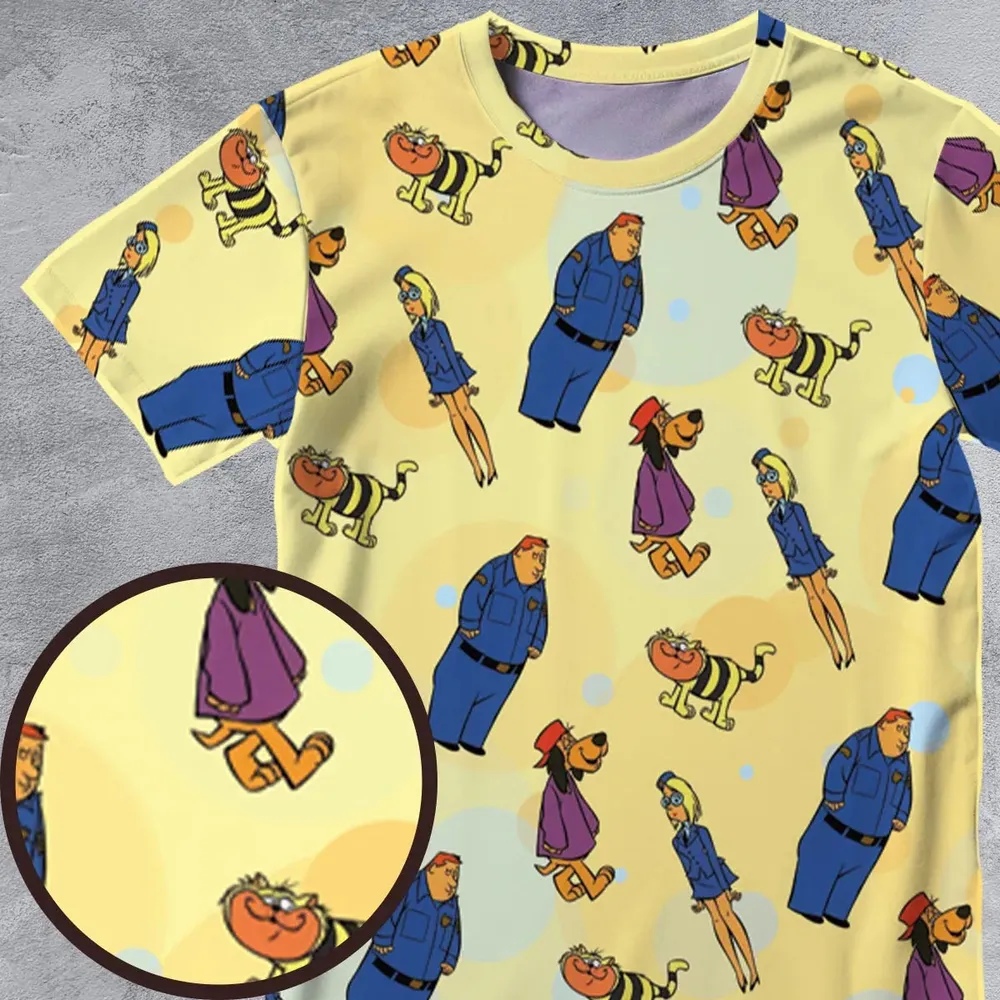 Hong Kong Phooey Power All-Over Print Unisex T-Shirt - 4