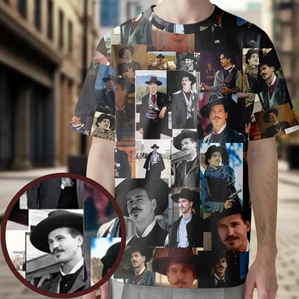 Doc Holliday All-Over Print Unisex T-Shirt - 3