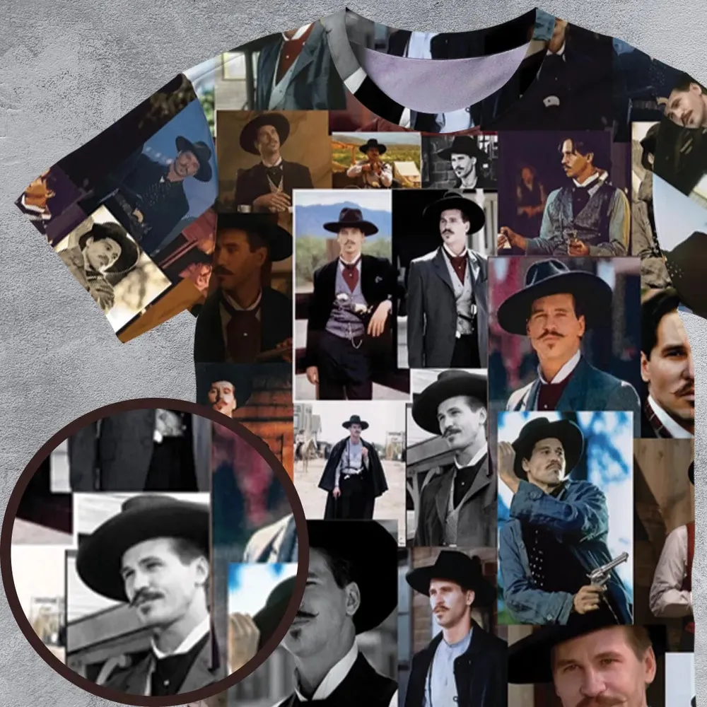 Doc Holliday All-Over Print Unisex T-Shirt - 4