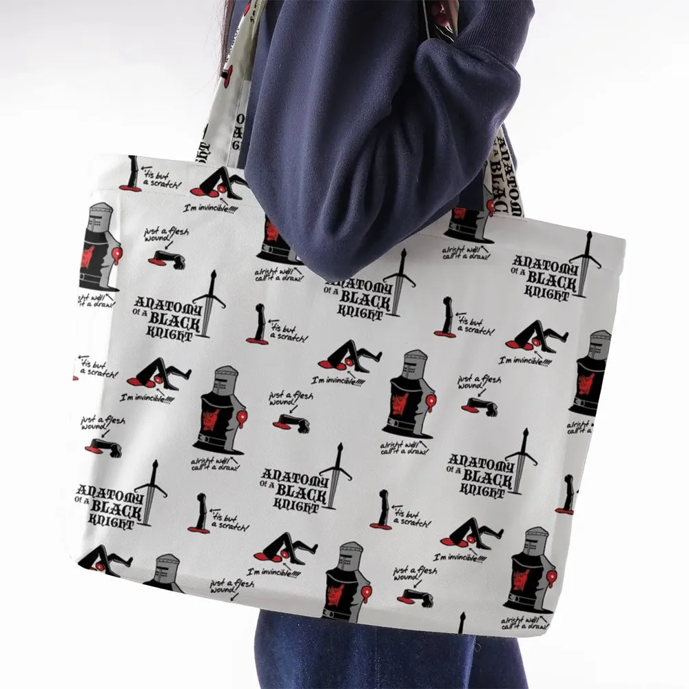 Tis but a scratch Black Knight Monty Python And The Holy Grail Large Tote Bag - 2