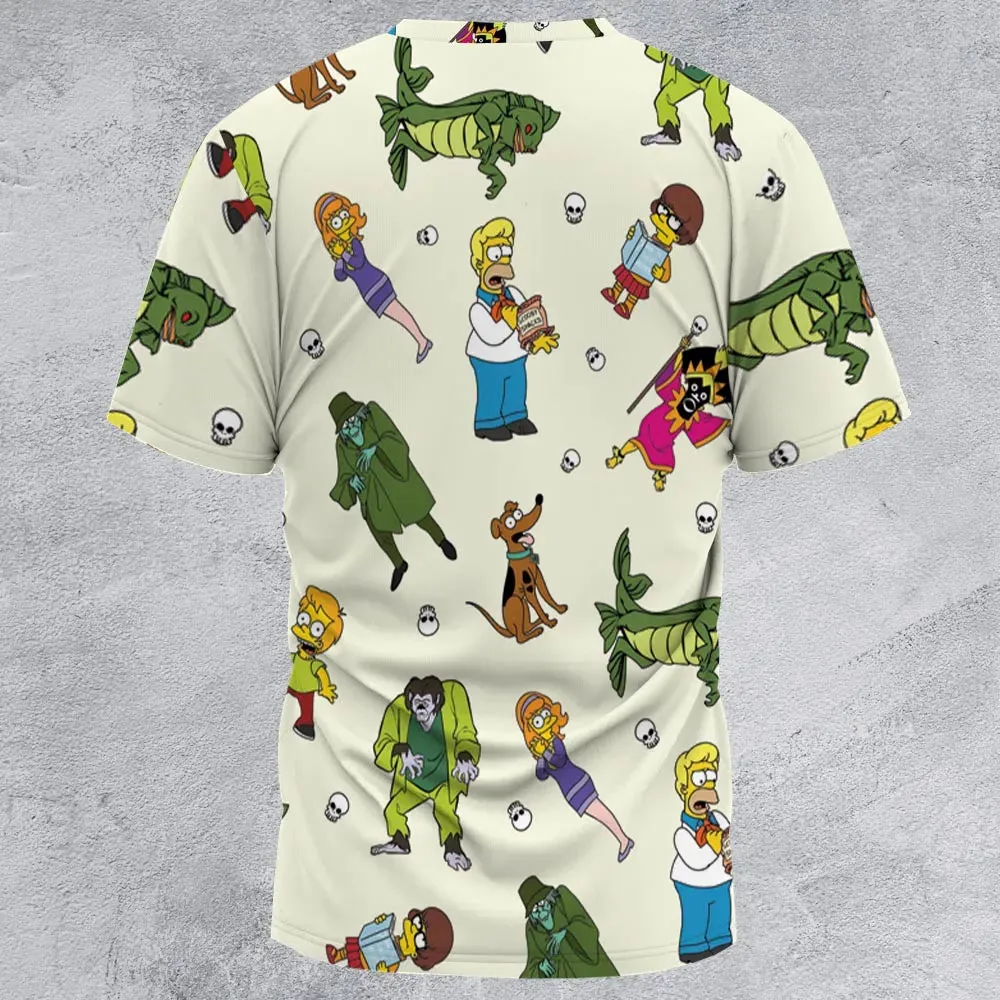 Mystery Simpsons All-Over Print Unisex T-Shirt - 2