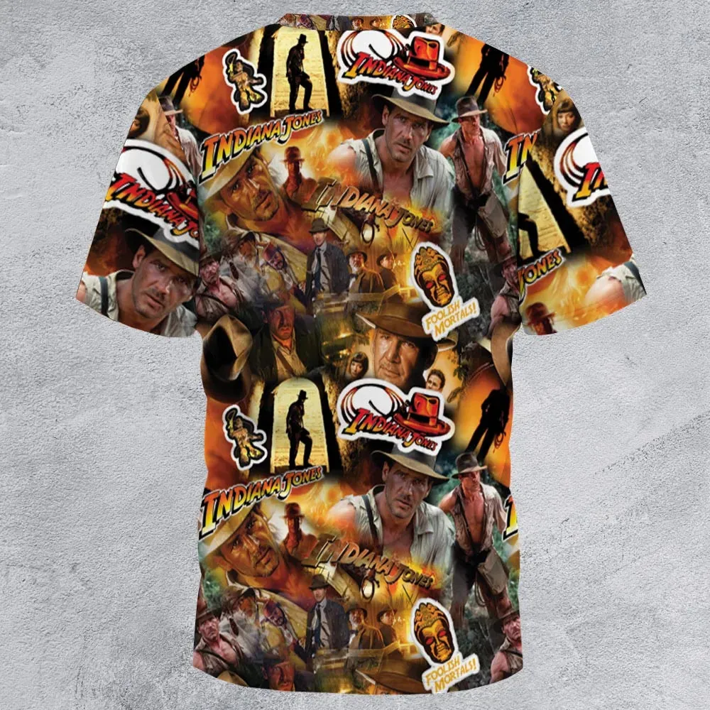 Indy Gear Indiana Jones All-Over Print Unisex T-Shirt - 2