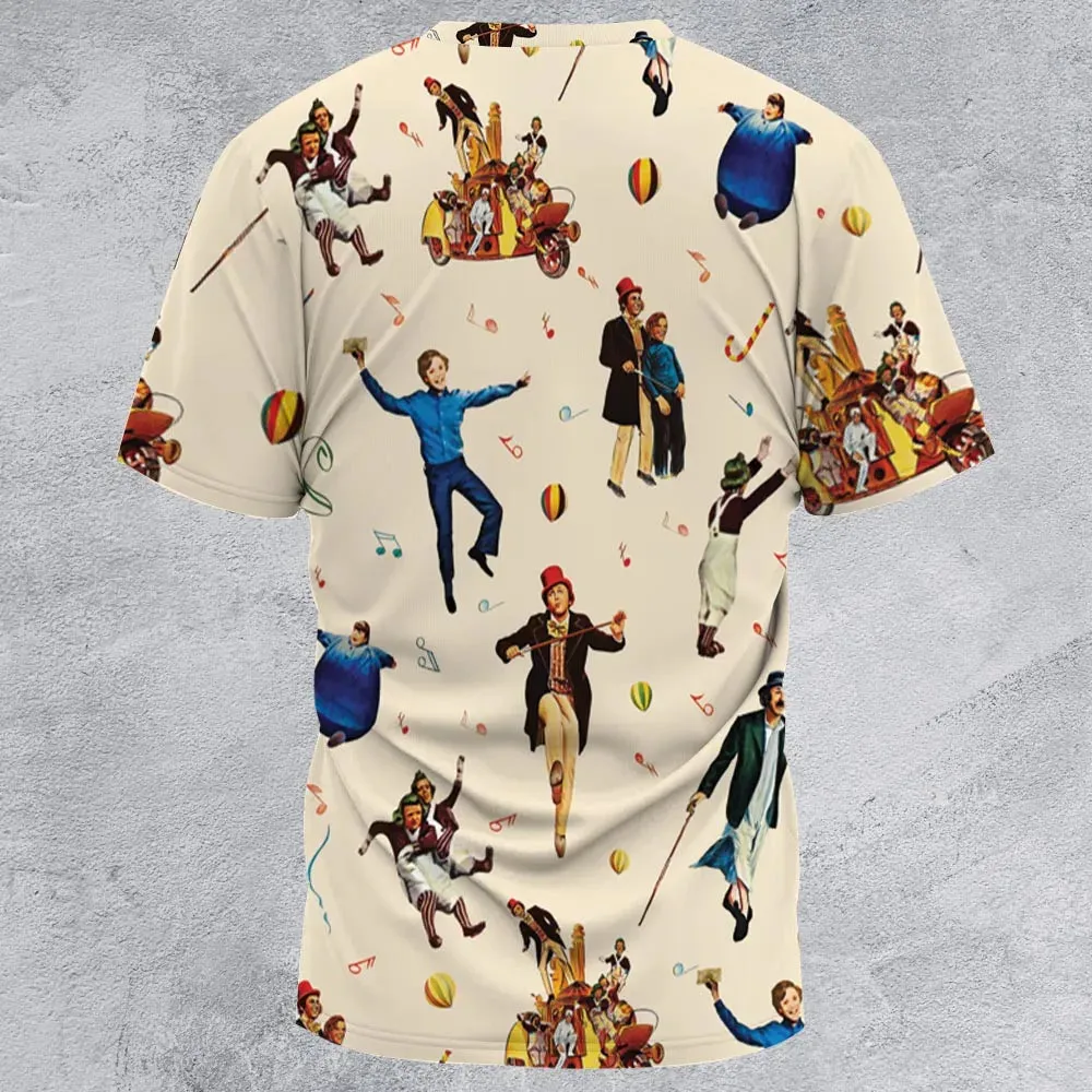It's Scruumdidiyumptious Willy Wonka And Chocolate Factory All-Over Print Unisex T-Shirt - 2