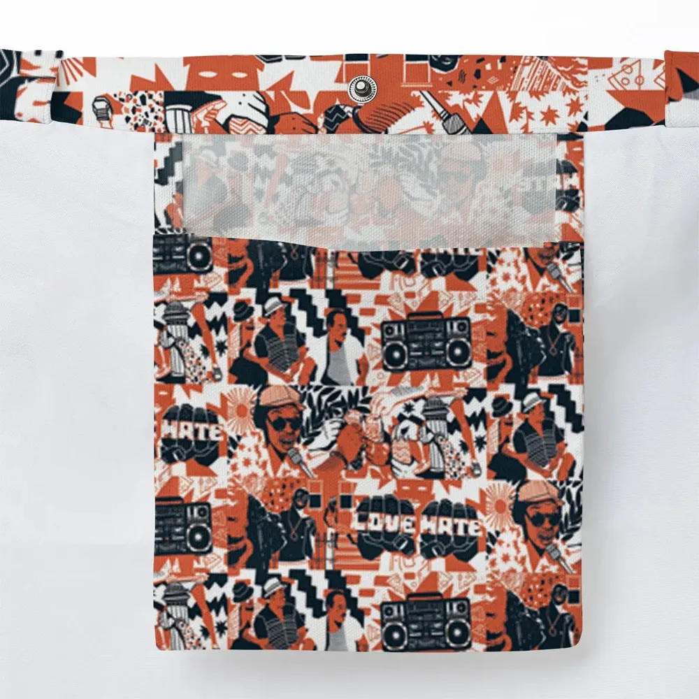 Love and Hate Do The Right Thing Large Tote Bag - 3