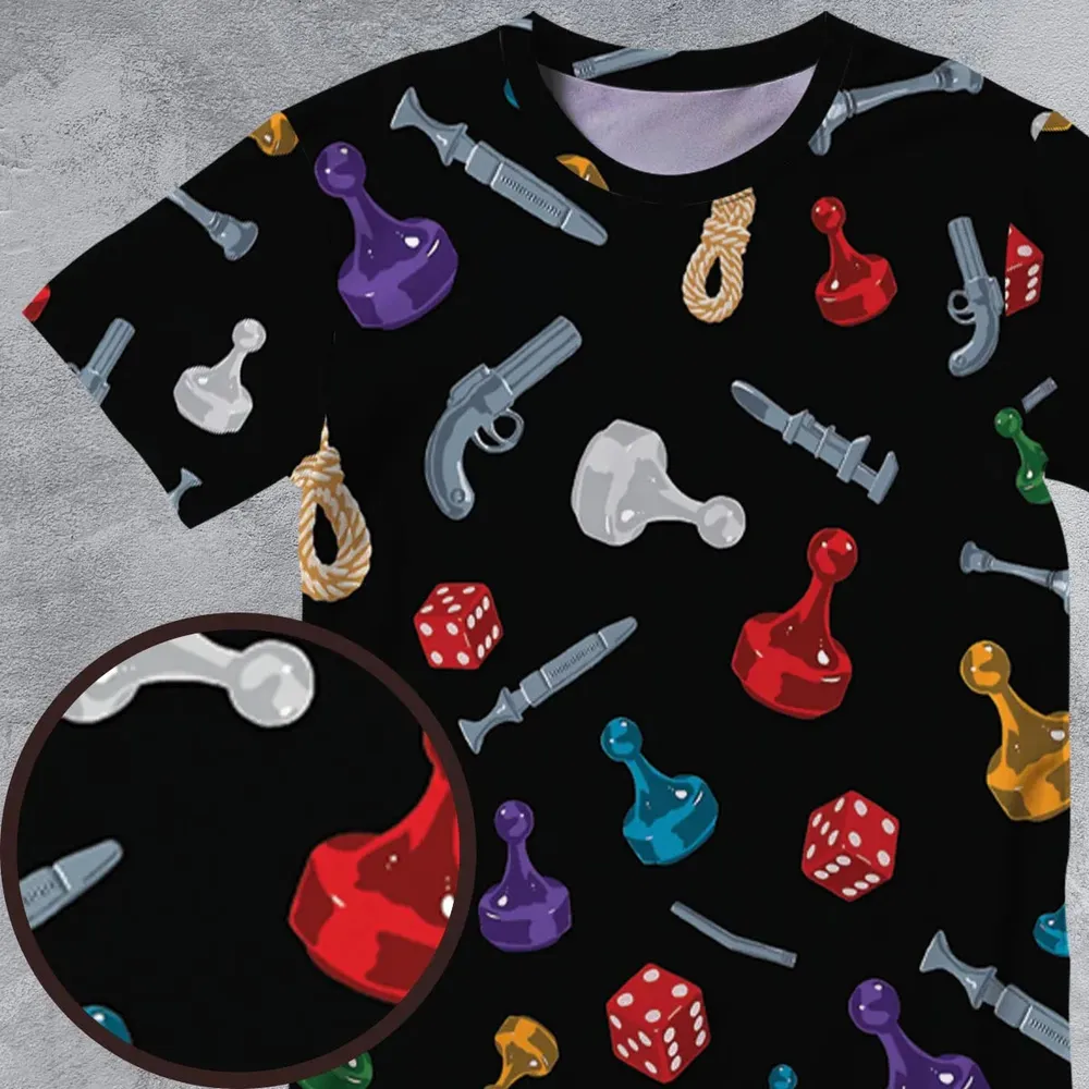 Clue in North America All-Over Print Unisex T-Shirt - 4