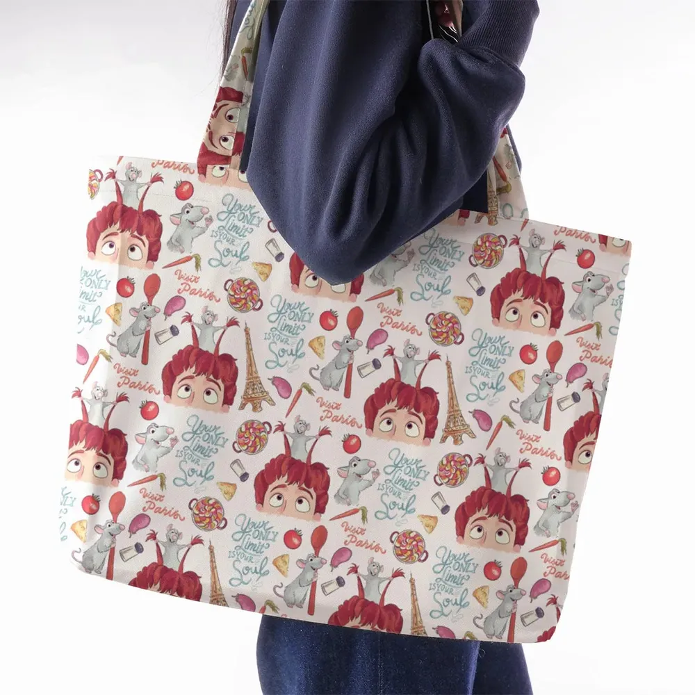 Cute Controller Ratatouille Large Tote Bag - 2