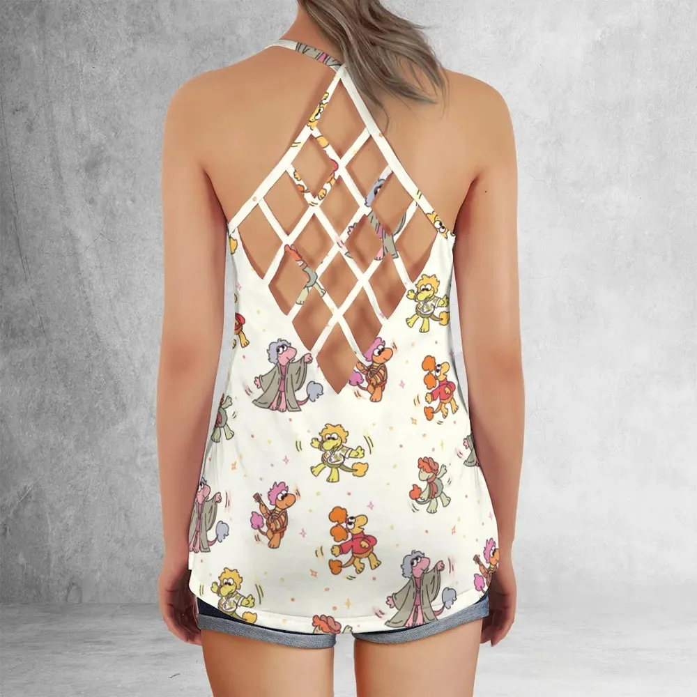 Dance Your Cares Away Criss Cross Tank Top - 3