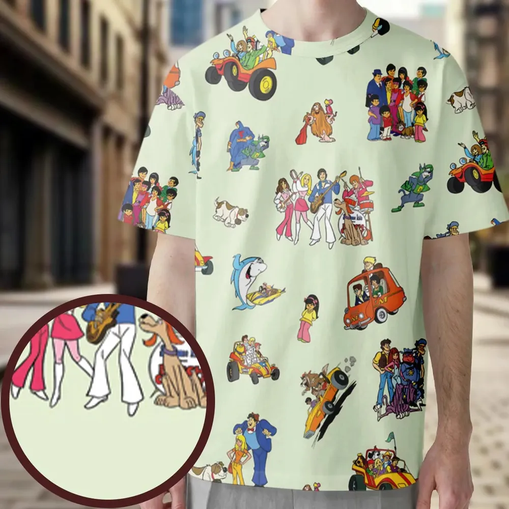 Scooby-Doo ripoffs All-Over Print Unisex T-Shirt - 3
