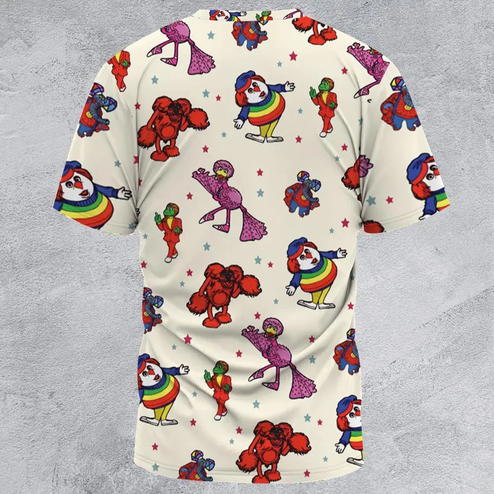 The Great Space Coaster Characters All-Over Print Unisex T-Shirt - 2