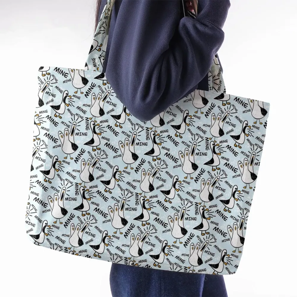 Mine Mine Mine Seagulls Large Tote Bag - 2