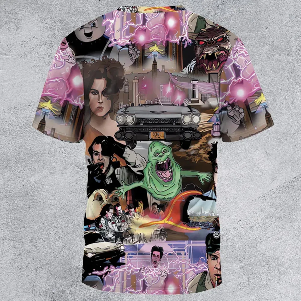 Ghostbusters Comic Style Montage All-Over Print Unisex T-Shirt - 2