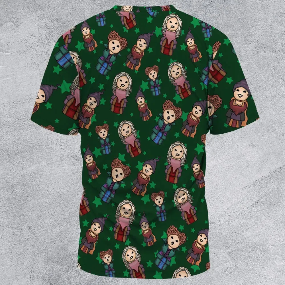 Hocus Pocus Little Witches All-Over Print Unisex T-Shirt - 2