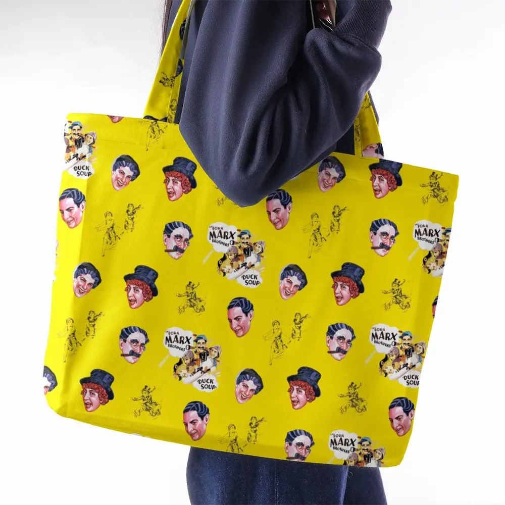 The Duck Soup The Marx Brothers Large Tote Bag - 2