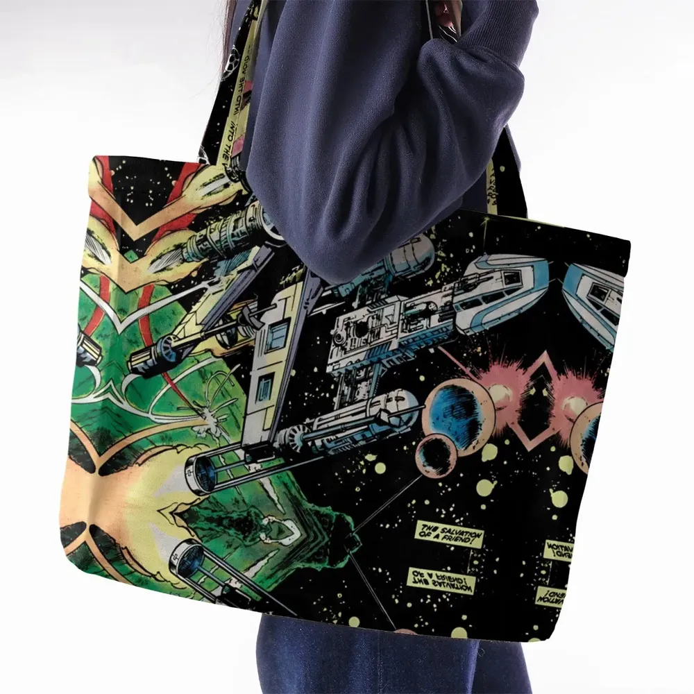 Han Solo Spaceship Star Wars Large Tote Bag - 2