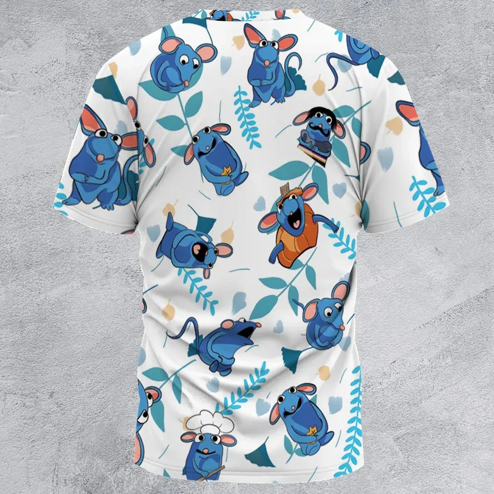 Cute Tutter Bear in the Big Blue House All-Over Print Unisex T-Shirt - 2