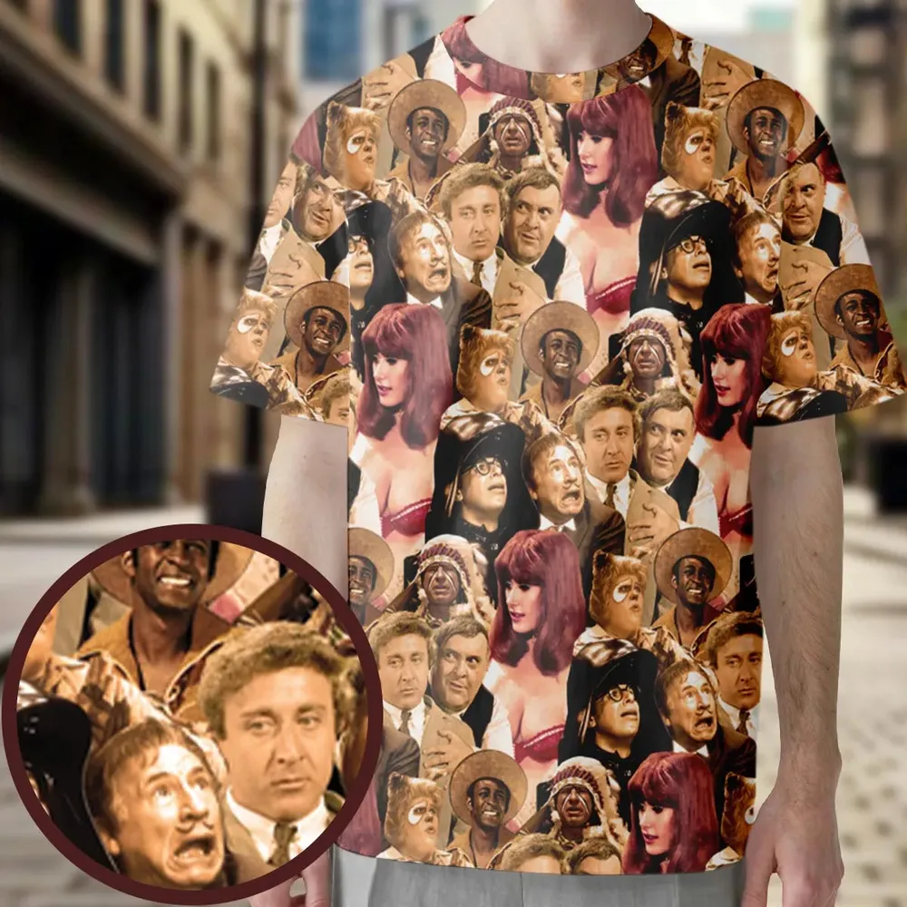 Mel Brook's movies collage All-Over Print Unisex T-Shirt - 3