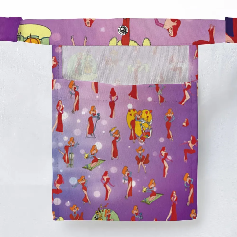 Red Hot Jessica Rabbit Who Framed Roger Rabbit Large Tote Bag - 3