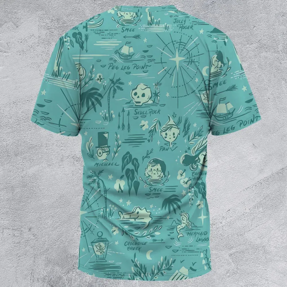 Forever Neverland Peter Pan All-Over Print Unisex T-Shirt - 2