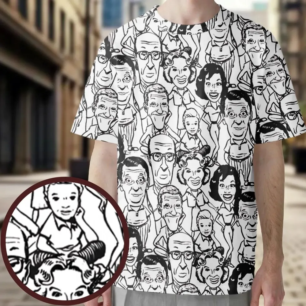 Vintage Dick Van Dyke Show All-Over Print Unisex T-Shirt - 3