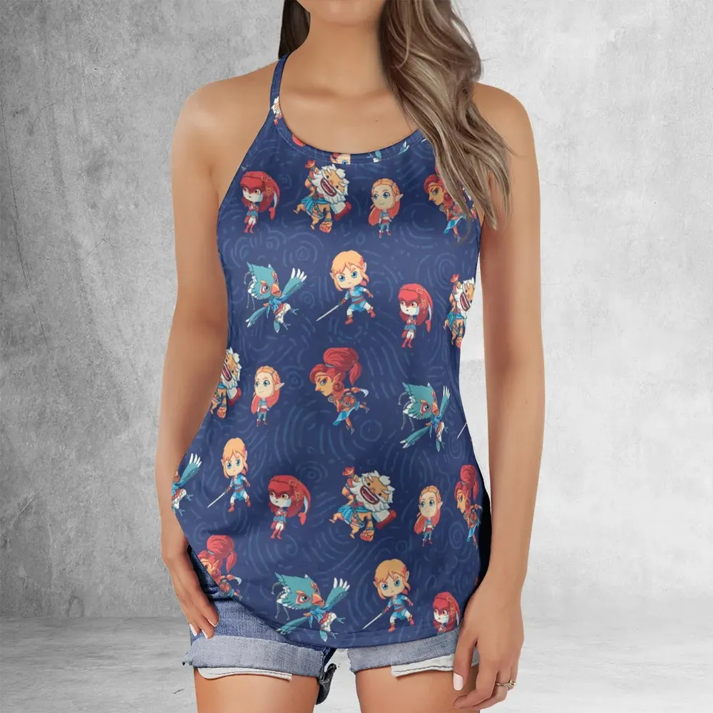 Legend The Legend of Zelda Criss Cross Tank Top - 2