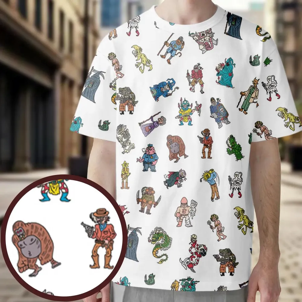 Characters Of Scumby All-Over Print Unisex T-Shirt - 3
