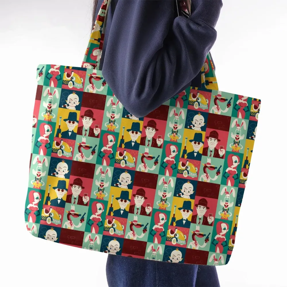 Toontown Threads Who Framed Roger Rabbit Large Tote Bag - 2