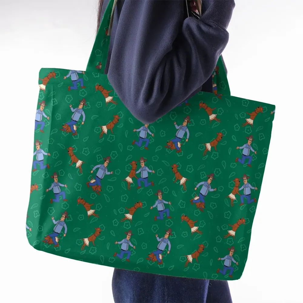 Hank Hill and Ladybird Dancing Large Tote Bag - 2