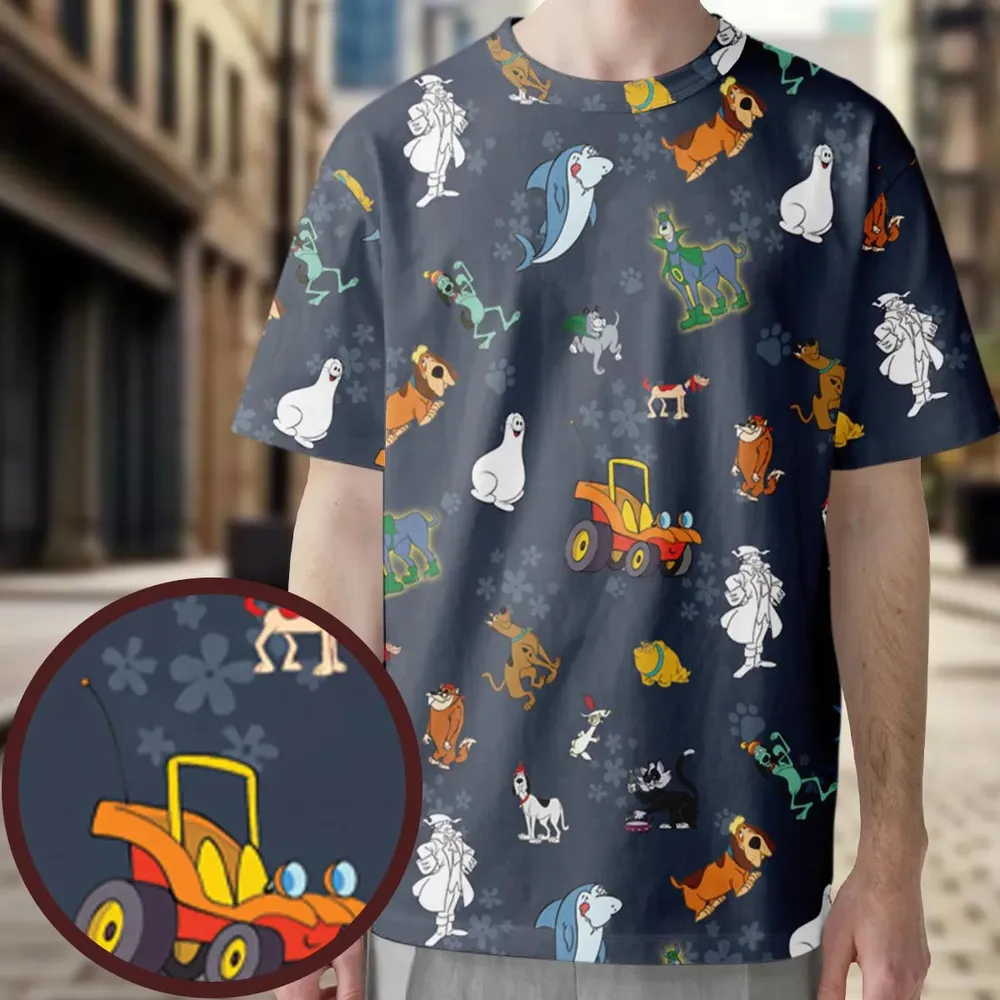 HB Scooby Clones All-Over Print Unisex T-Shirt - 3