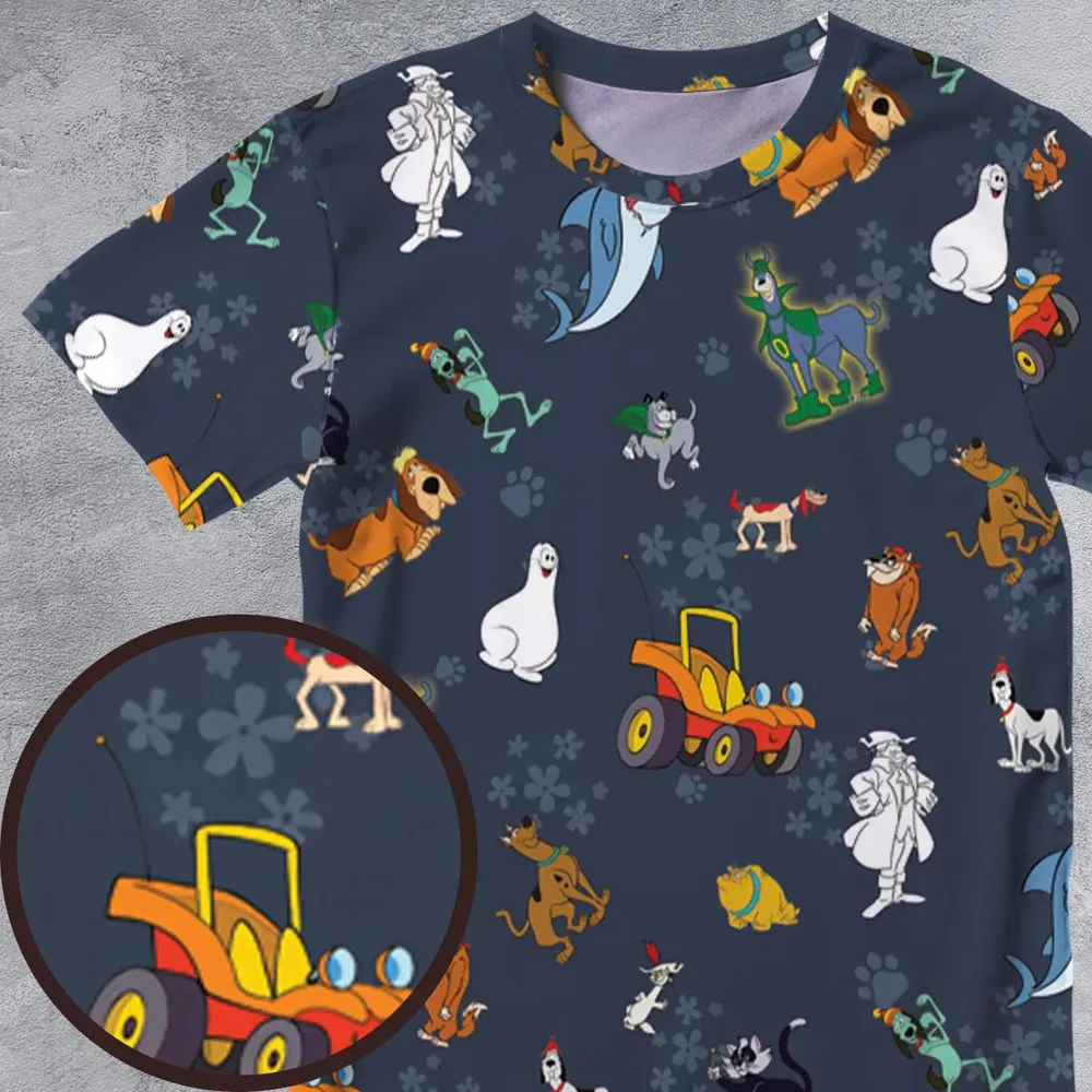 HB Scooby Clones All-Over Print Unisex T-Shirt - 4
