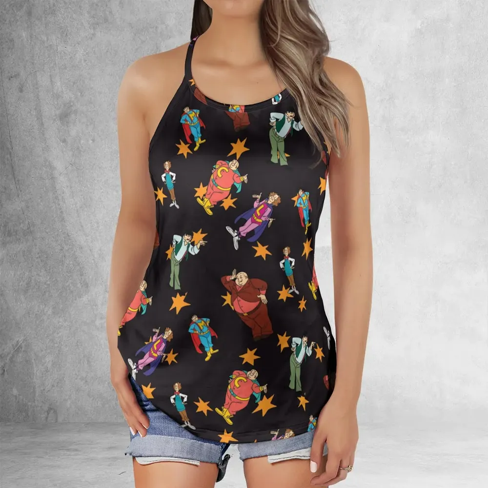 The Three Stooges Action Criss Cross Tank Top - 2