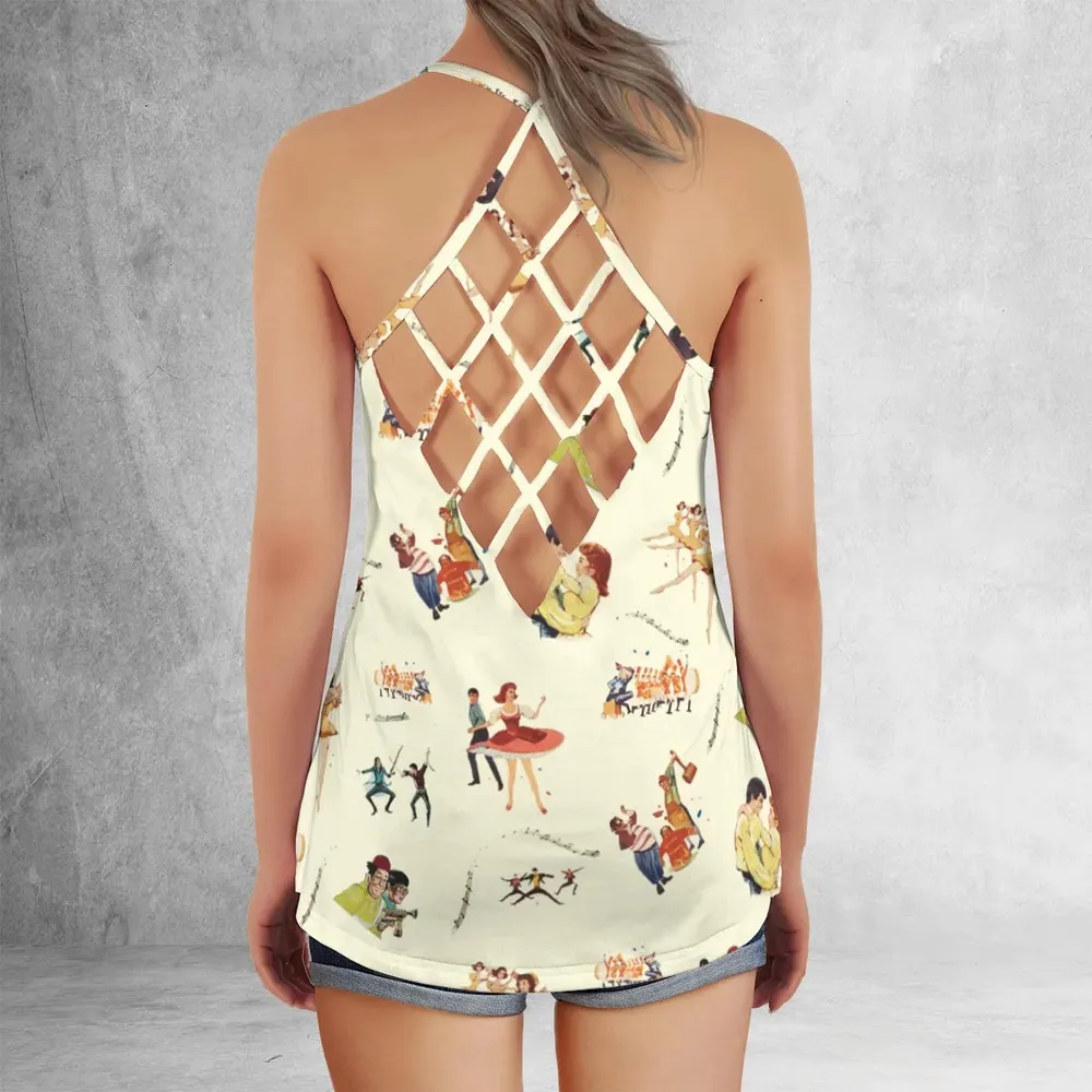 Babes in Toyland Characters Criss Cross Tank Top - 3