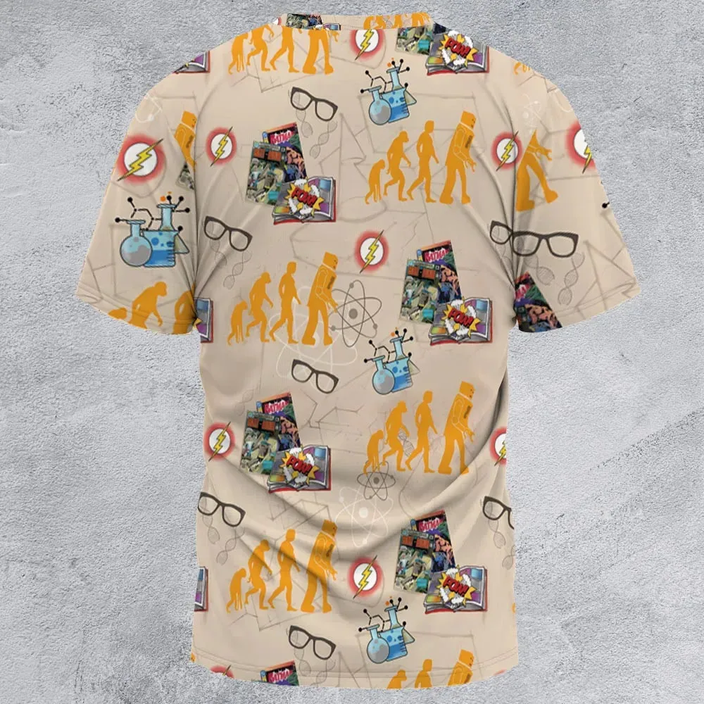 Geek Alert The Big Bang Theory All-Over Print Unisex T-Shirt - 2