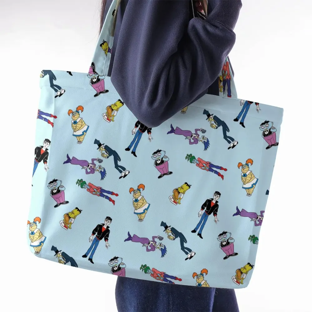 Animated Undead Gravedale High Large Tote Bag - 2