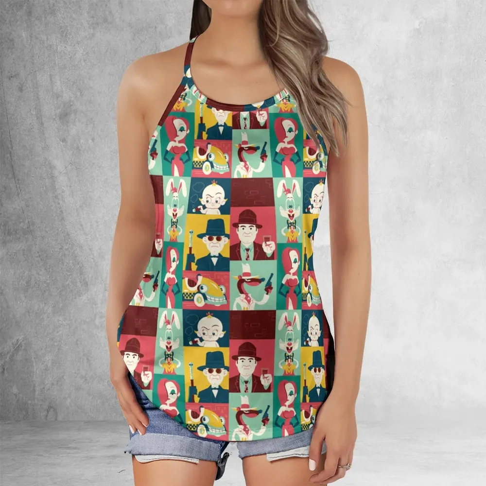 Toontown Threads Who Framed Roger Rabbit Criss Cross Tank Top - 2