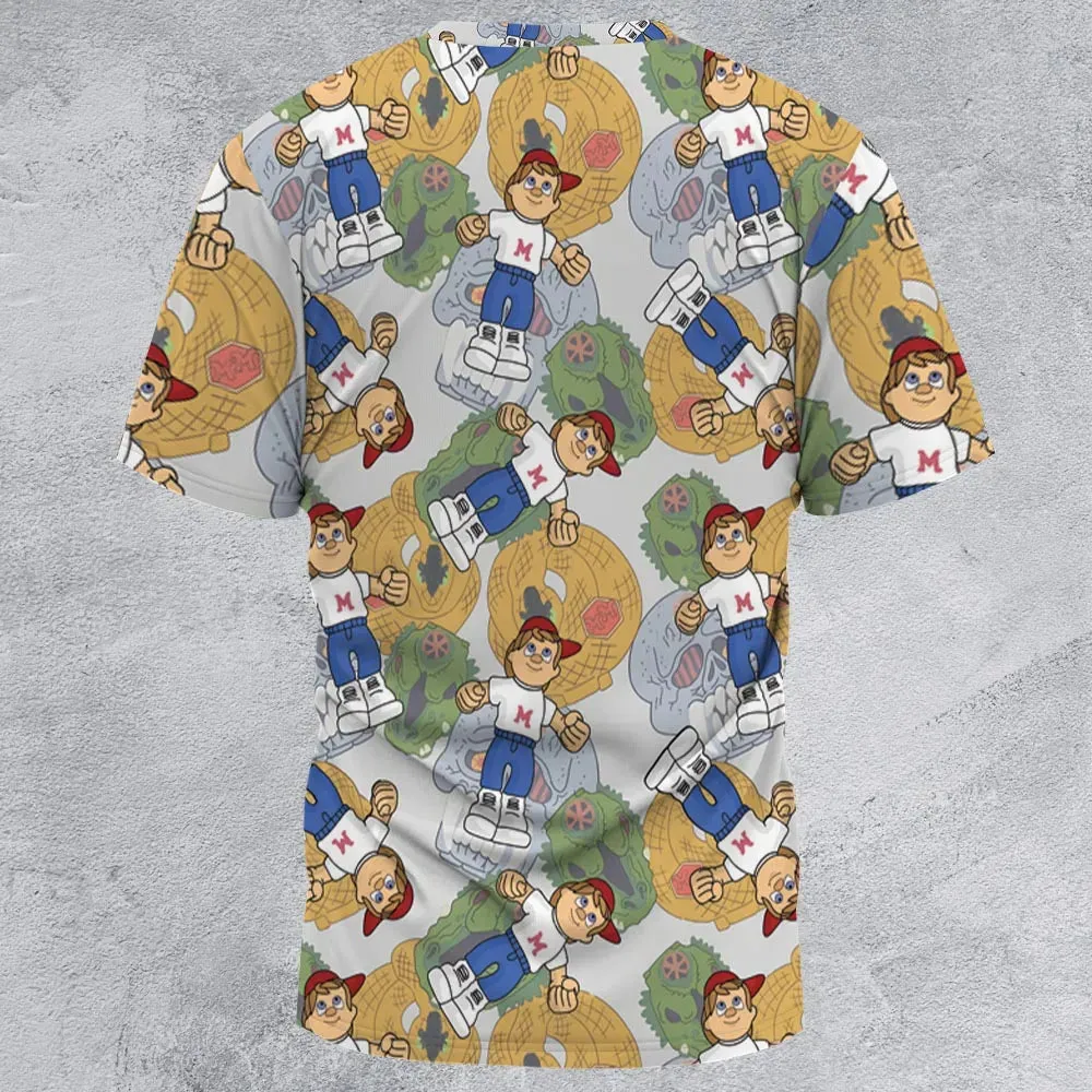 Mighty Max Monster All-Over Print Unisex T-Shirt - 2