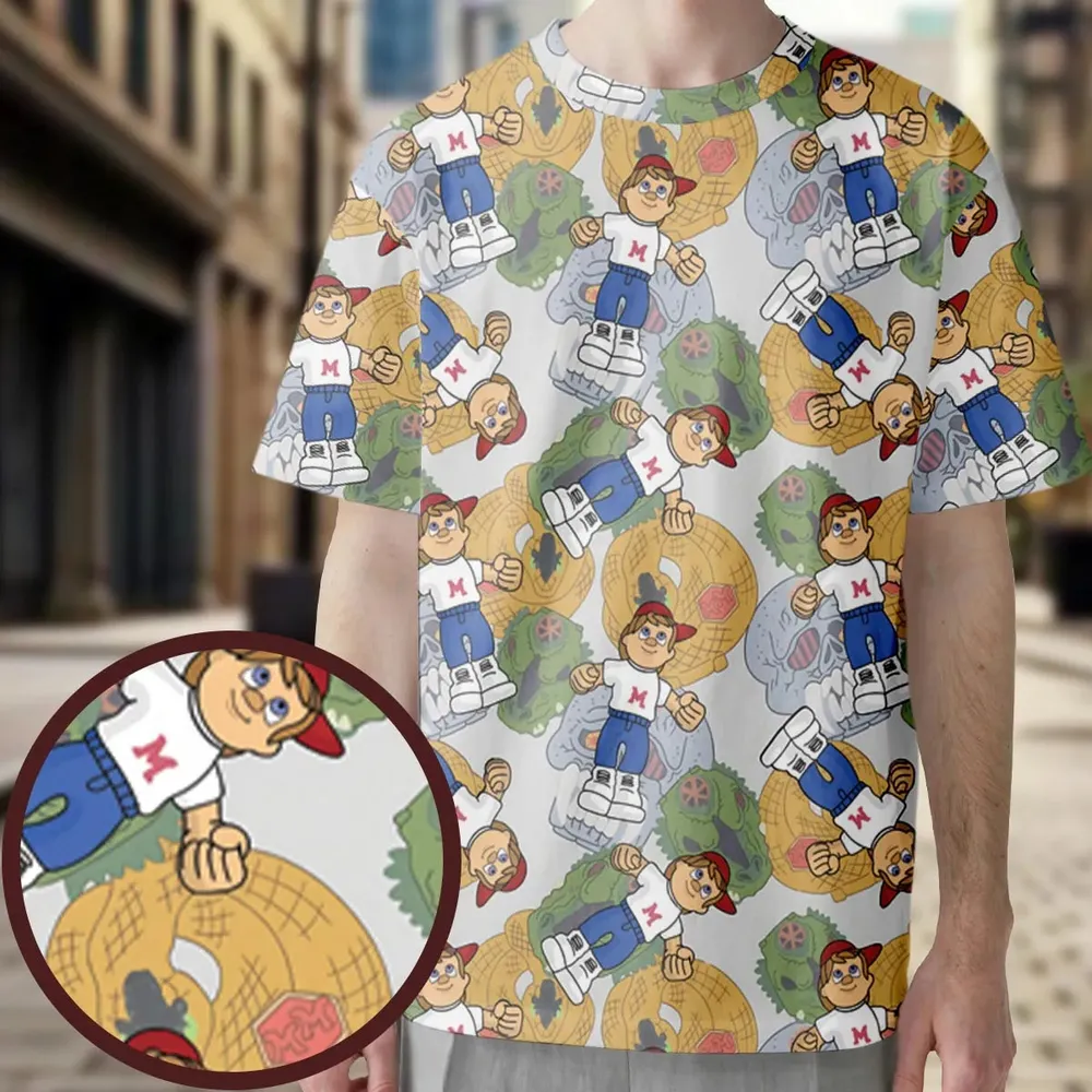 Mighty Max Monster All-Over Print Unisex T-Shirt - 3
