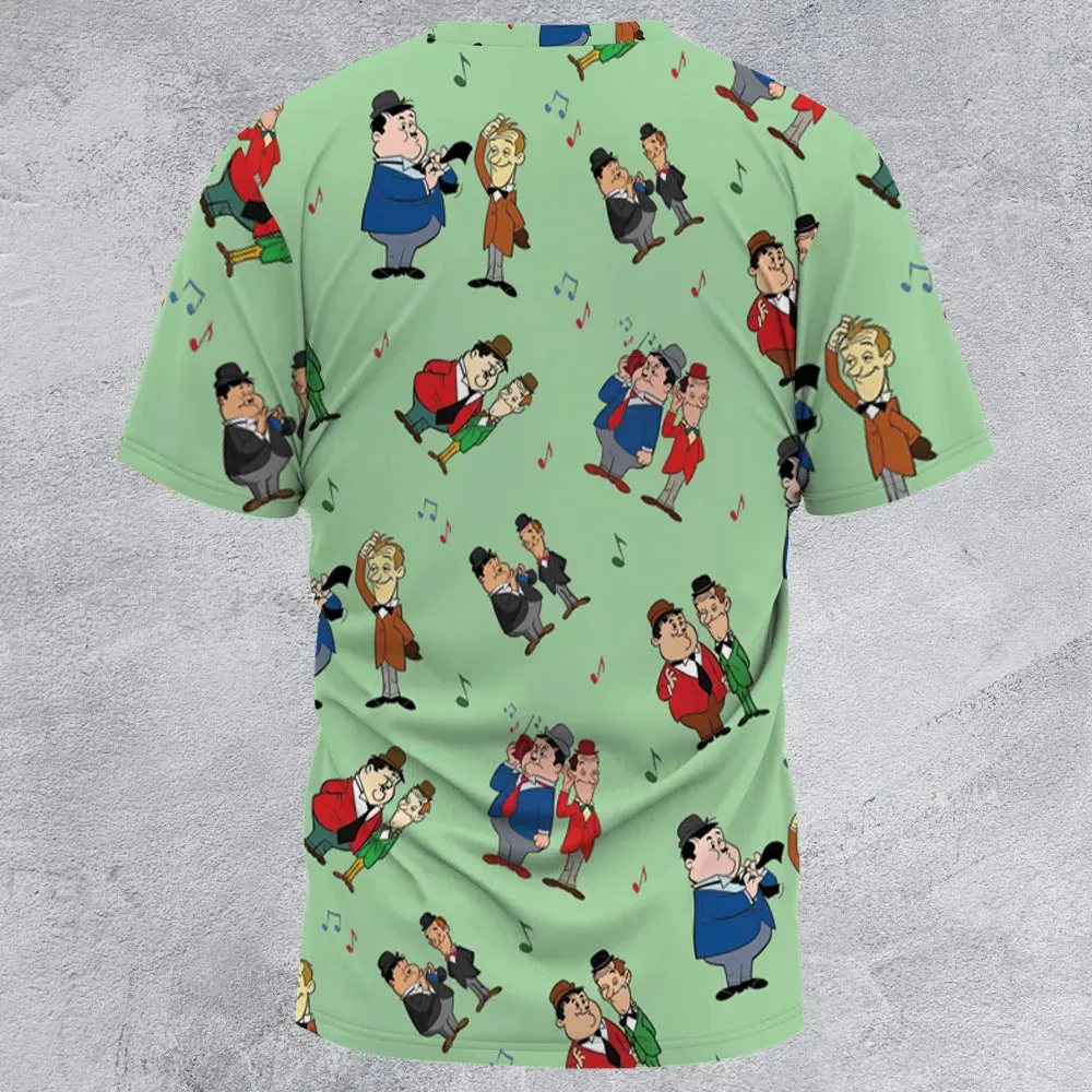 Another Fine Mess Laurel And Hardy All-Over Print Unisex T-Shirt - 2